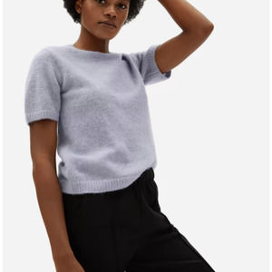 Everlane The Alpaca Sweater Tee in Periwinkle Blue Purple Size XS